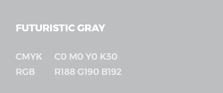 Futuristic Gray:CMYK(C0 M0 Y0 K30),RGB(R188 G190 B192)